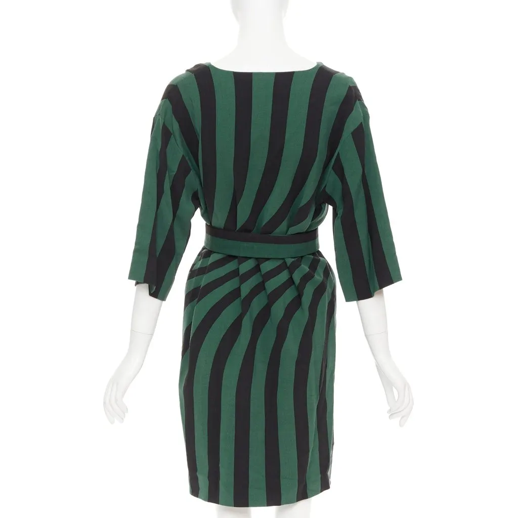 Dries Van Noten Green Viscose Dress Green Viscose Very good - Box View