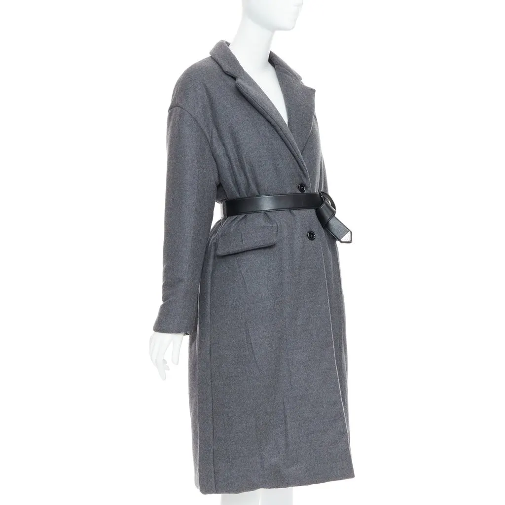 Prada P626PK_11C1_F0480_S_222 Grey Cashmere Never worn, with tag - Model View