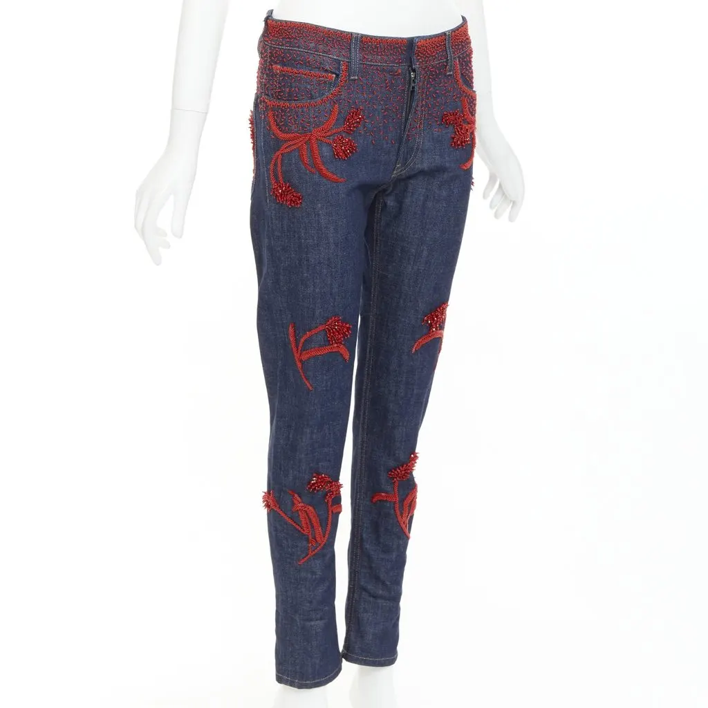 Prada Blue Cotton Jeans Blue Cotton Very good - Inside View