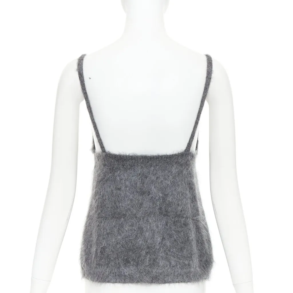Prada Grey Wool Top Grey Wool Very good - Box View
