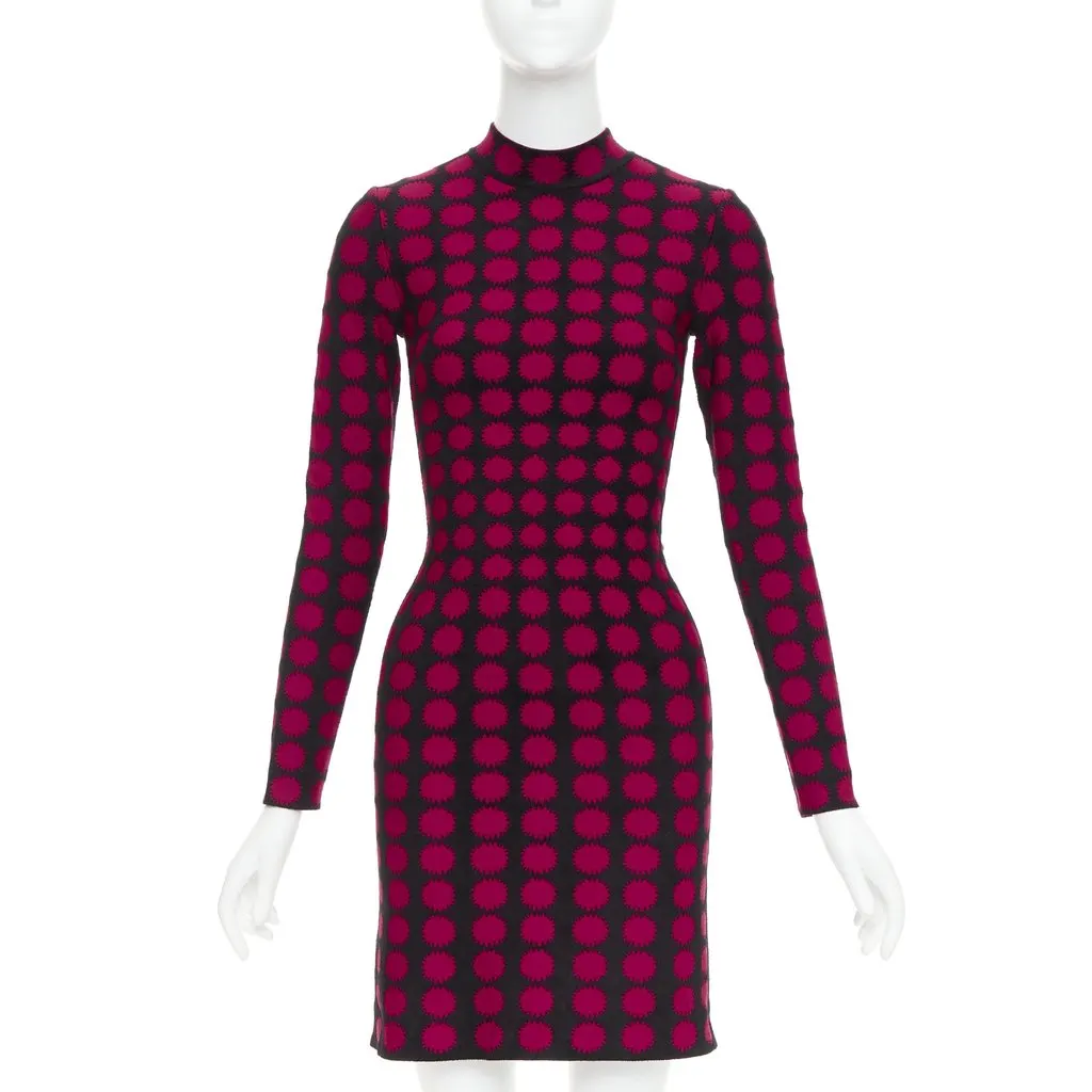 Alaïa Black Viscose Dress Black Viscose Very good - Front View