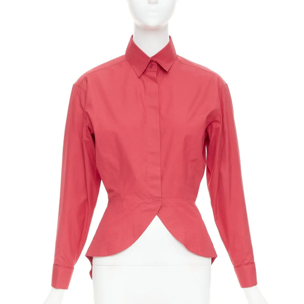 Alaïa Red Cotton Top Red Cotton Very good - Front View