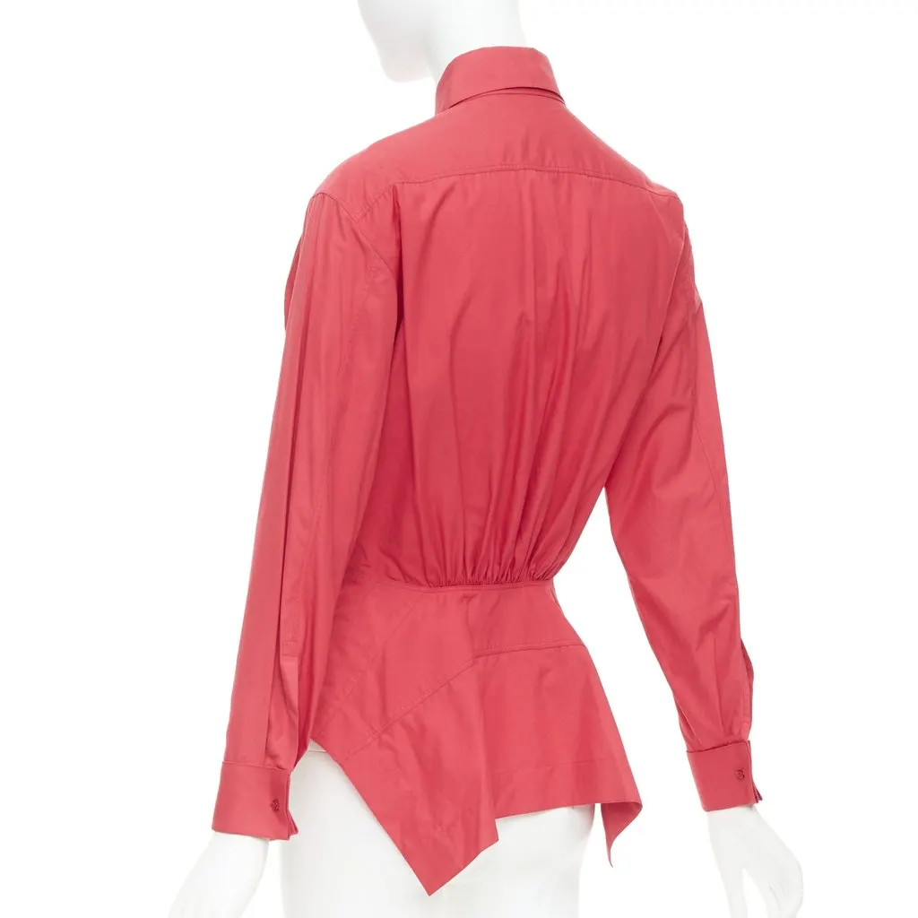 Alaïa Red Cotton Top Red Cotton Very good - Back View