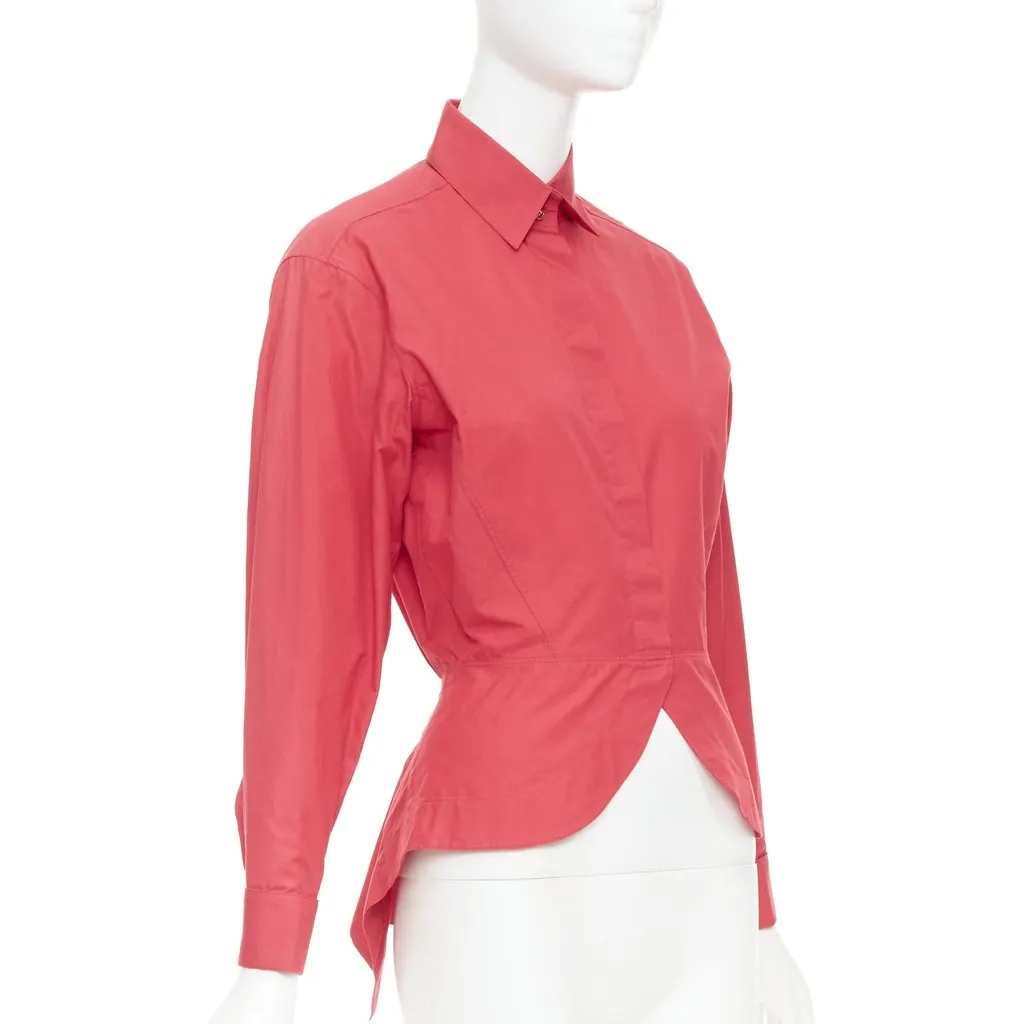 Alaïa Red Cotton Top Red Cotton Very good - Inside View