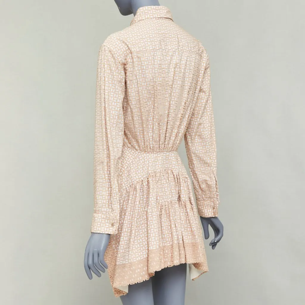Alaïa Beige Cotton Dress Beige Cotton Good - Box View