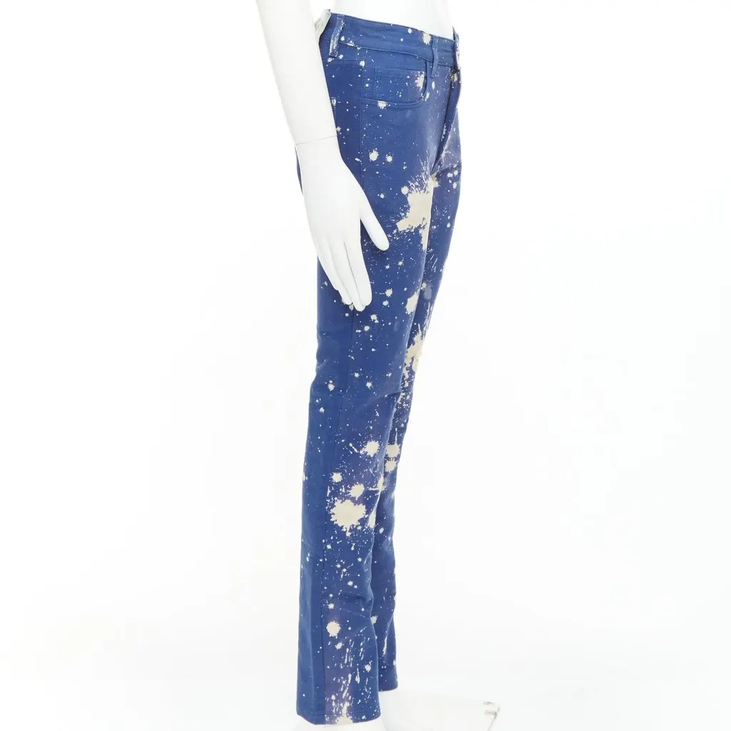 Raf Simons Blue Denim Jeans Blue Denim Fair - Model View