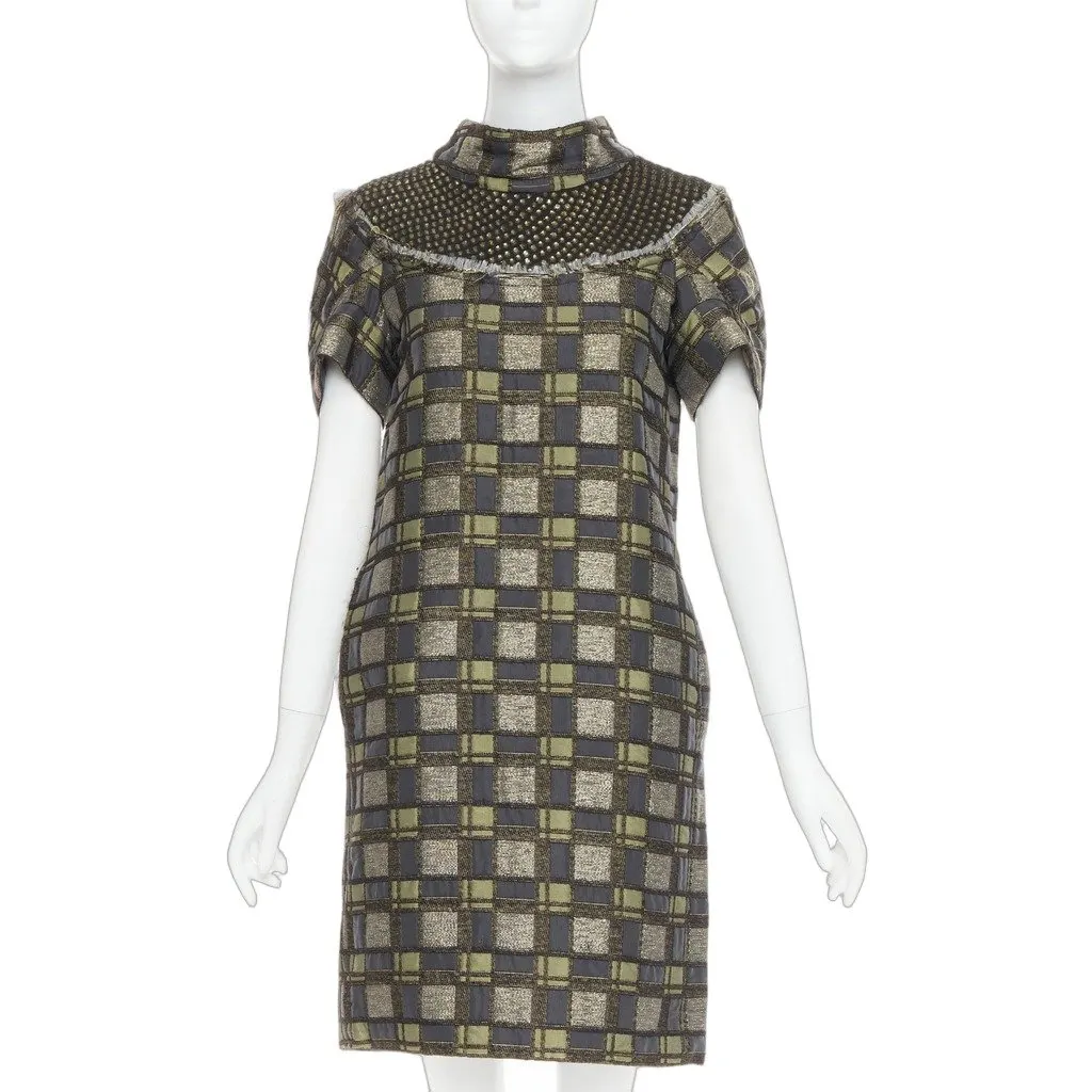 Marni Wool Dress MultiColor Wool Good - Front View