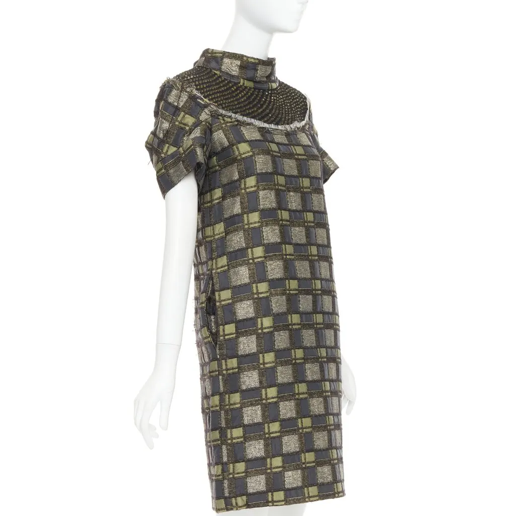 Marni Wool Dress MultiColor Wool Good - Inside View