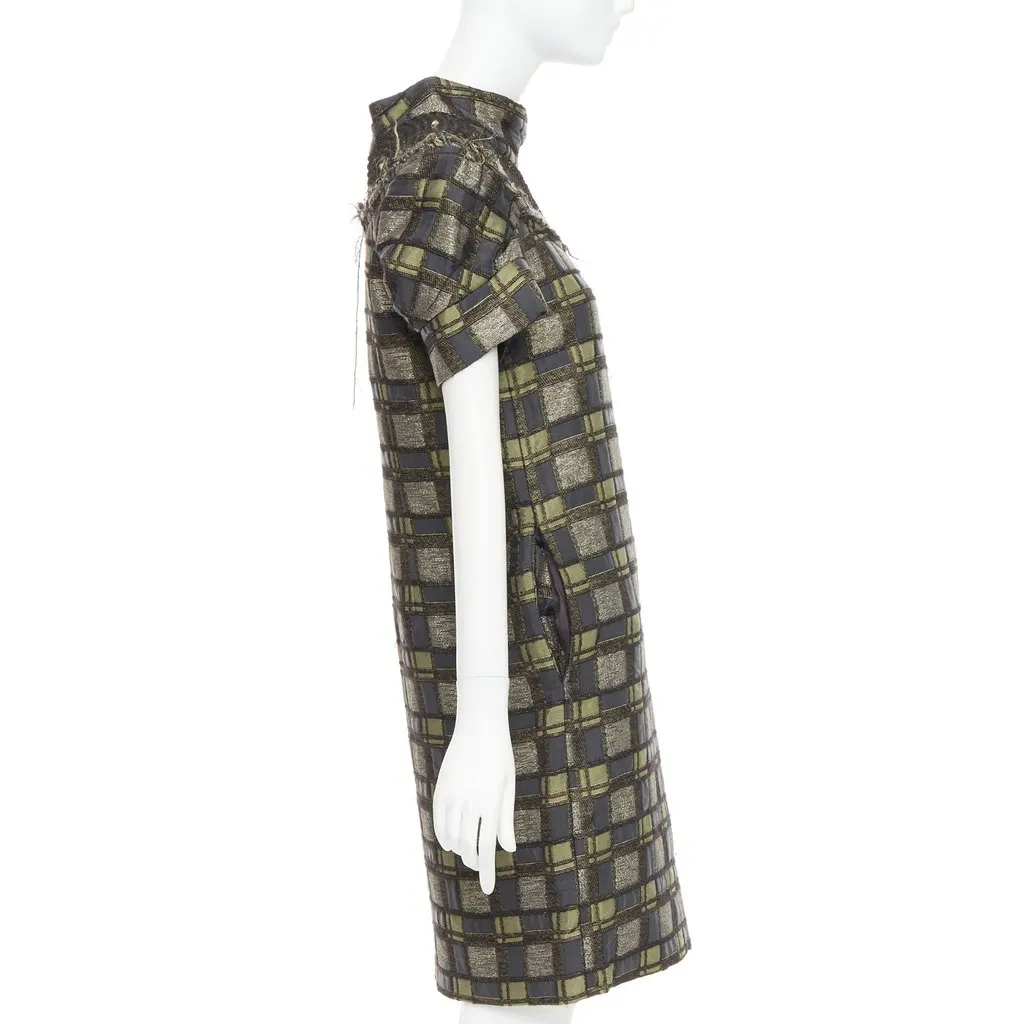 Marni Wool Dress MultiColor Wool Good - Model View