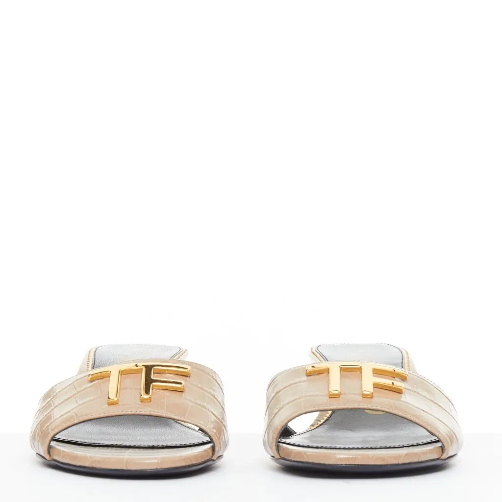 Tom Ford Beige Leather Heels Beige Leather Very good - Inside View