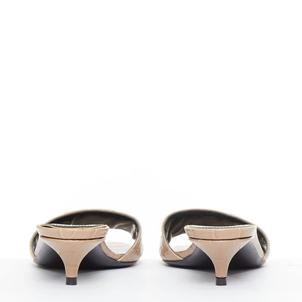 Tom Ford Beige Leather Heels Beige Leather Very good - Box View