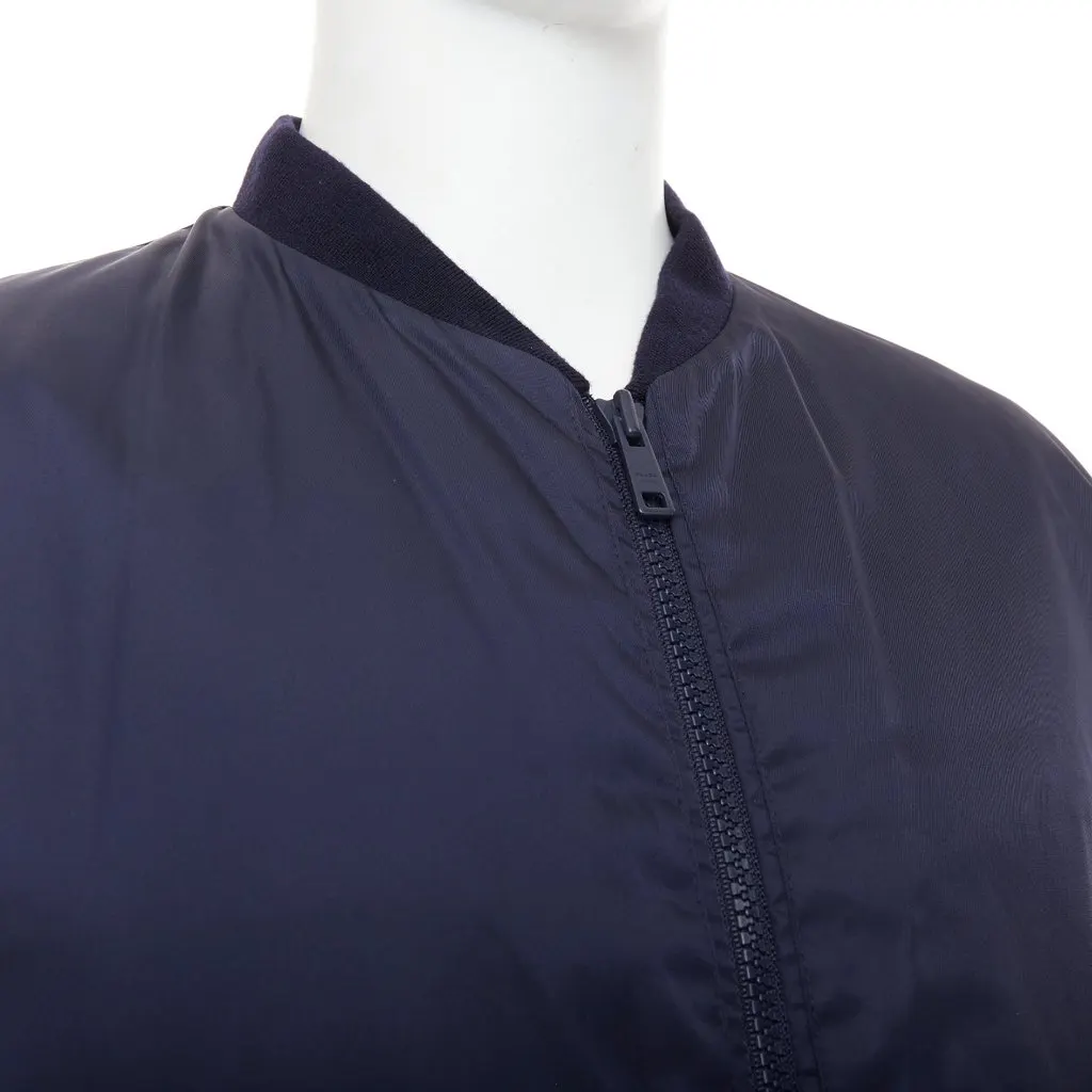 Prada Navy Coat Navy Very good - Back View