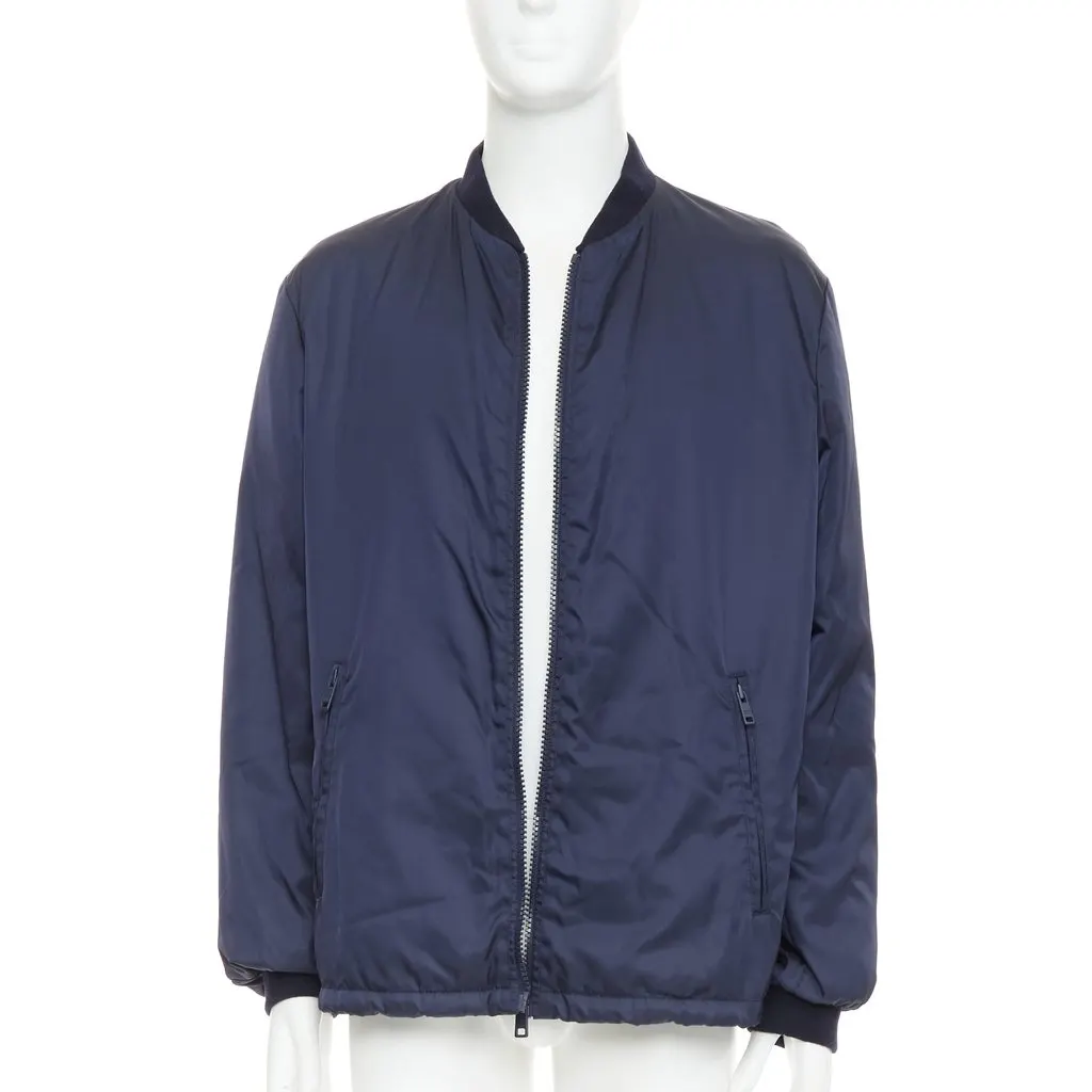 Prada Navy Coat Navy Very good - Inside View