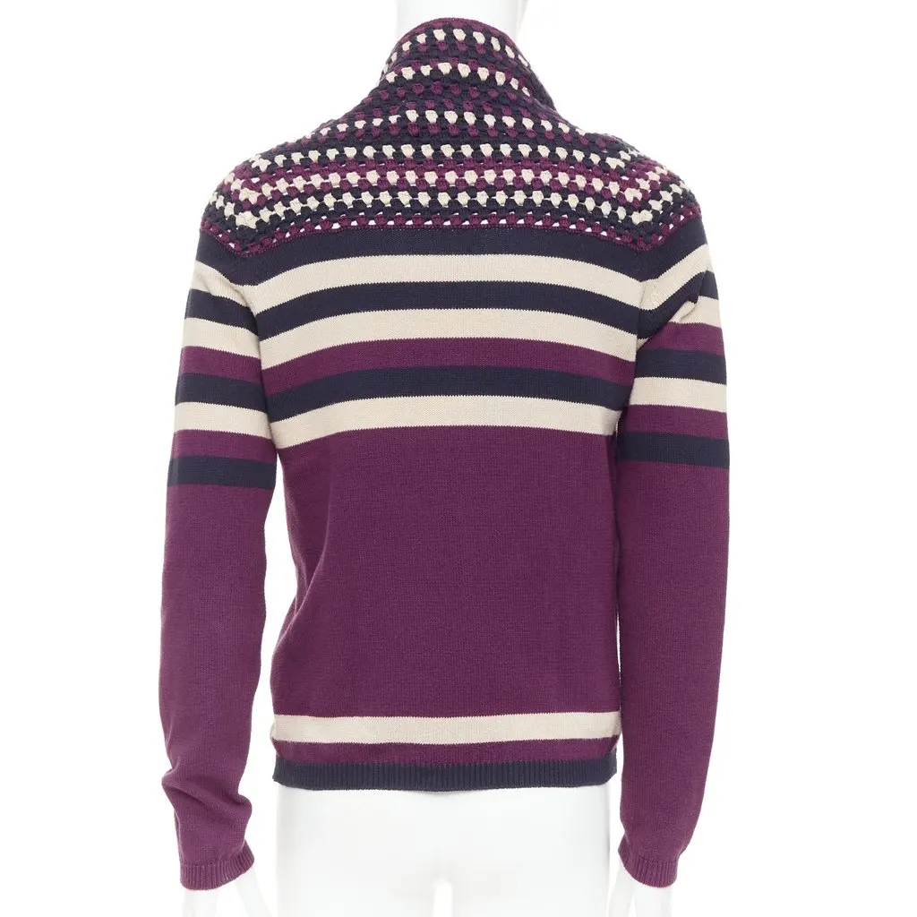 Burberry Purple Cotton Knitwear Purple Cotton Good - Box View