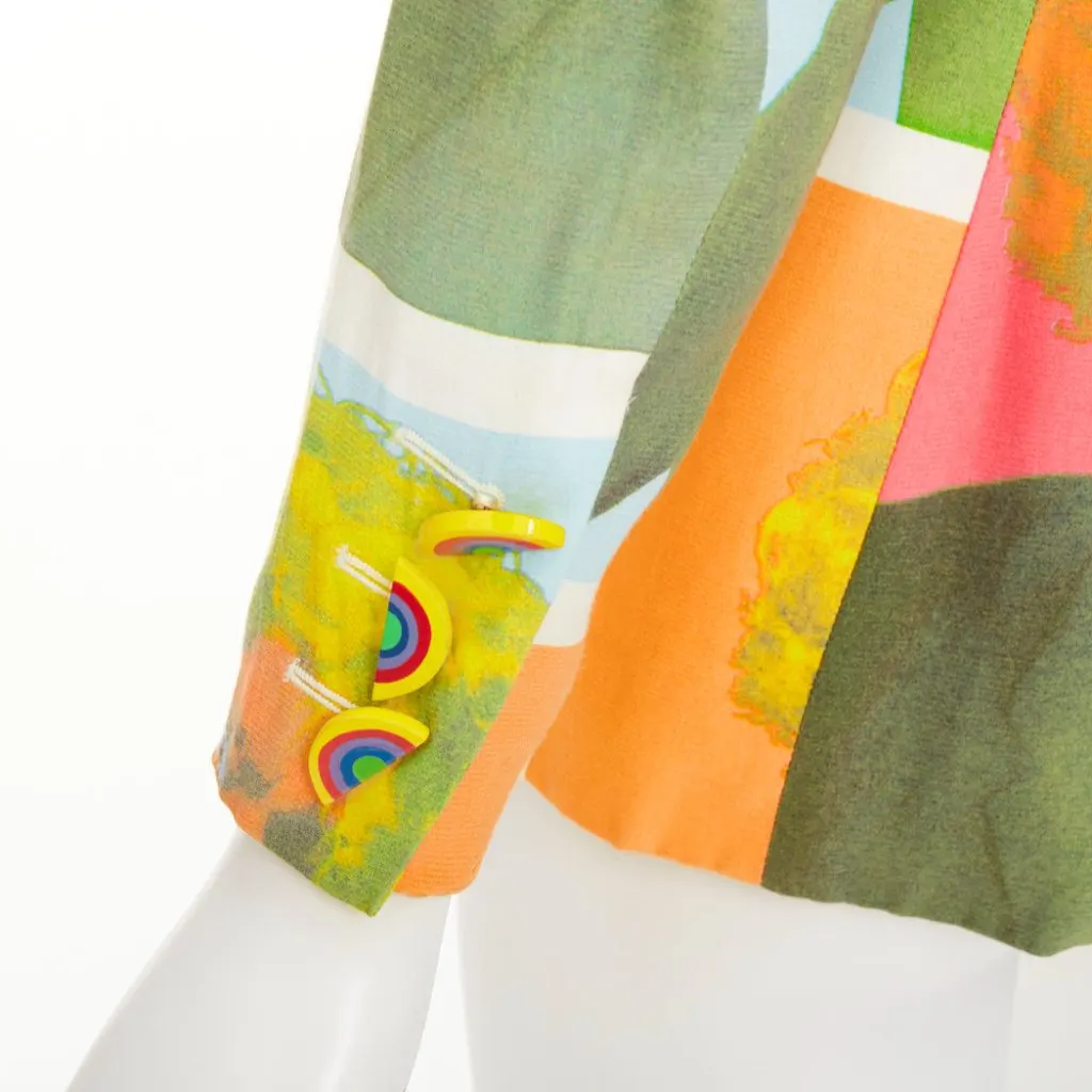 Moschino MultiColor Polyester Jacket MultiColor Polyester Very good - Back View