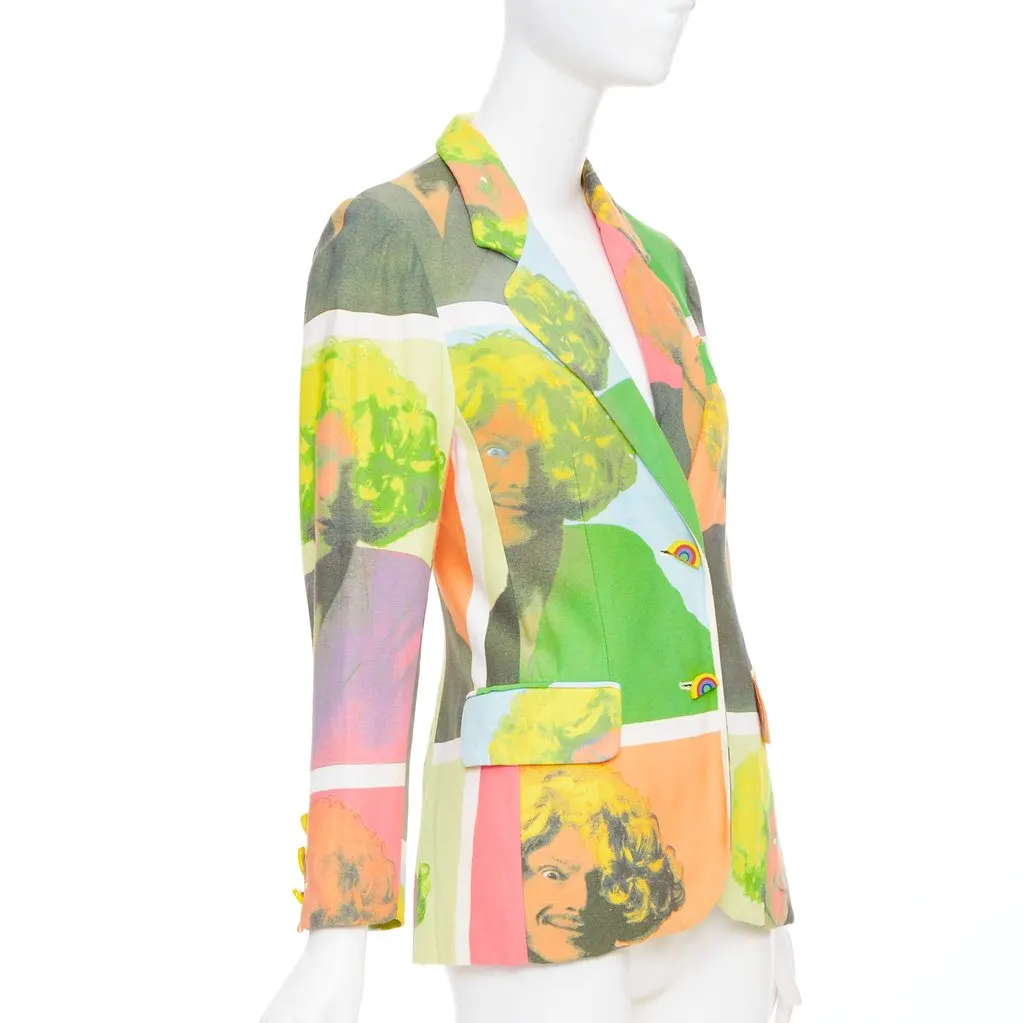 Moschino MultiColor Polyester Jacket MultiColor Polyester Very good - Model View