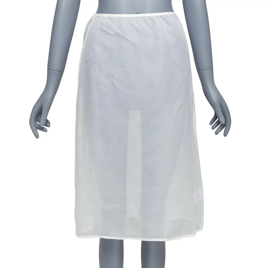 Dries Van Noten White Silk Skirt White Silk Very good - Front View