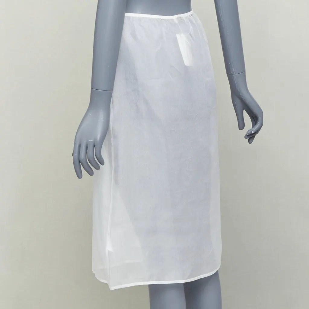 Dries Van Noten White Silk Skirt White Silk Very good - Box View