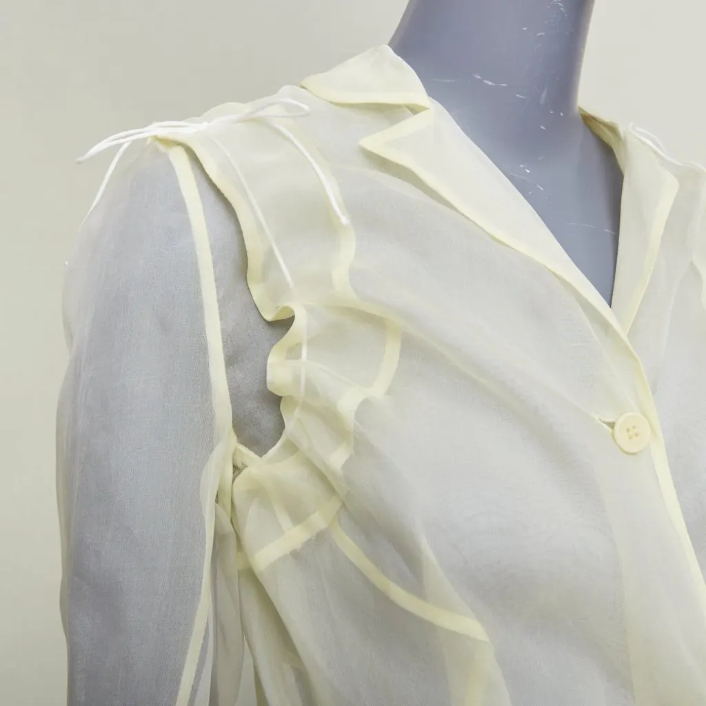 CecIlie Bahnsen Jaughna Yellow Silk Very good - Back View