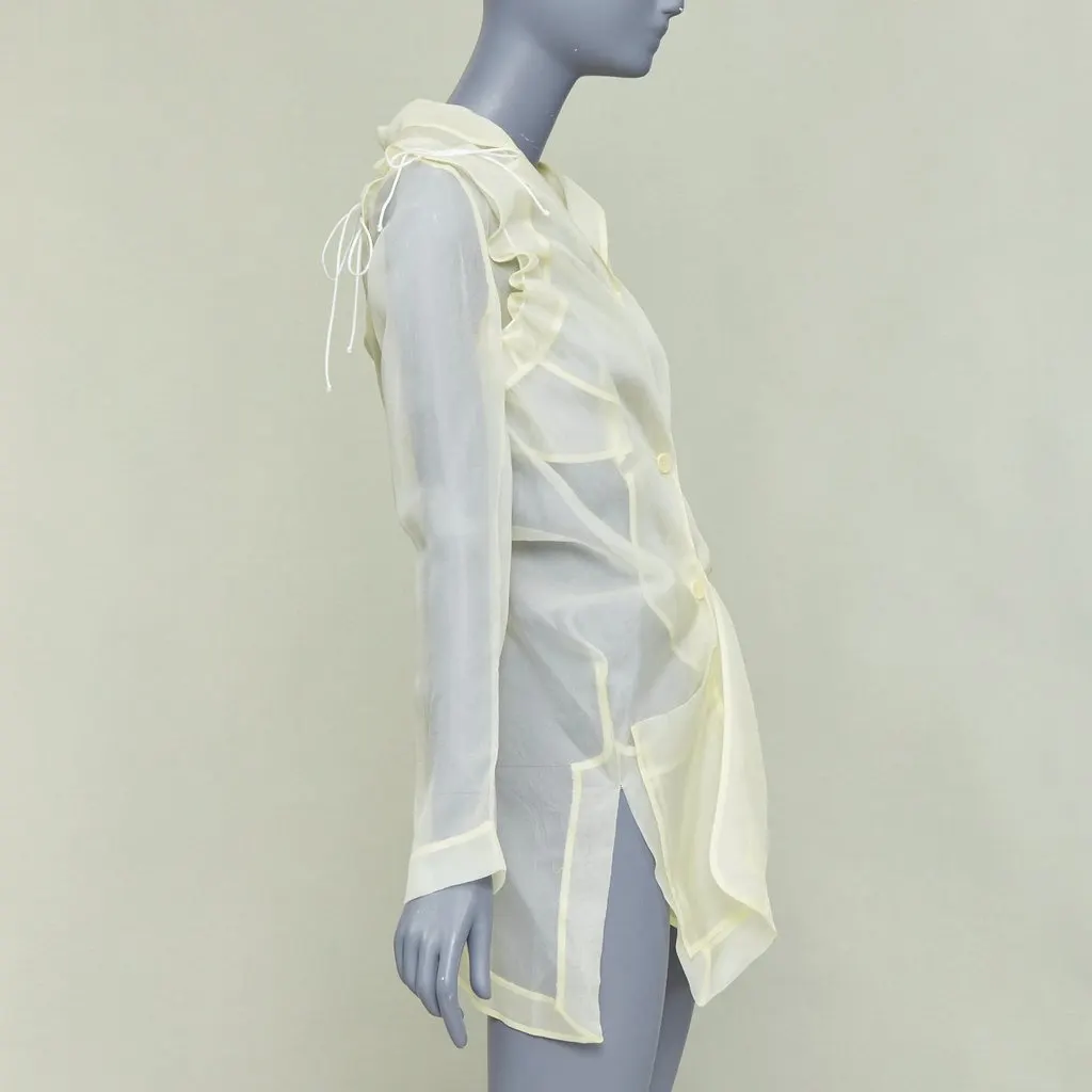 CecIlie Bahnsen Jaughna Yellow Silk Very good - Box View