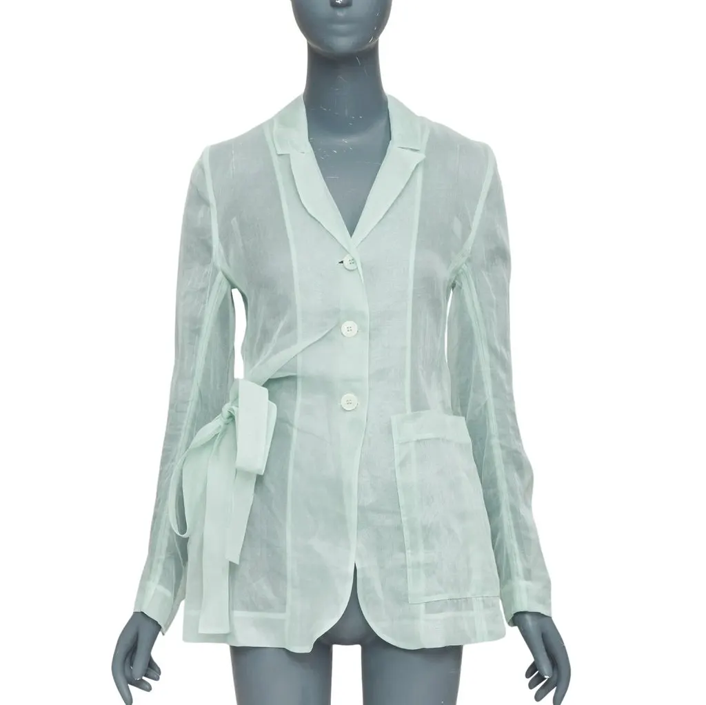 CecIlie Bahnsen Fisola Green Cotton Very good - Front View