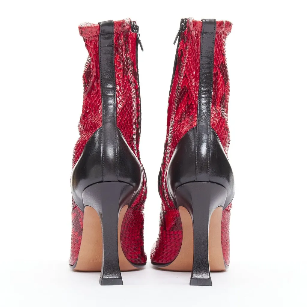 Celine Madame Flare Red Leather Very good - Box View