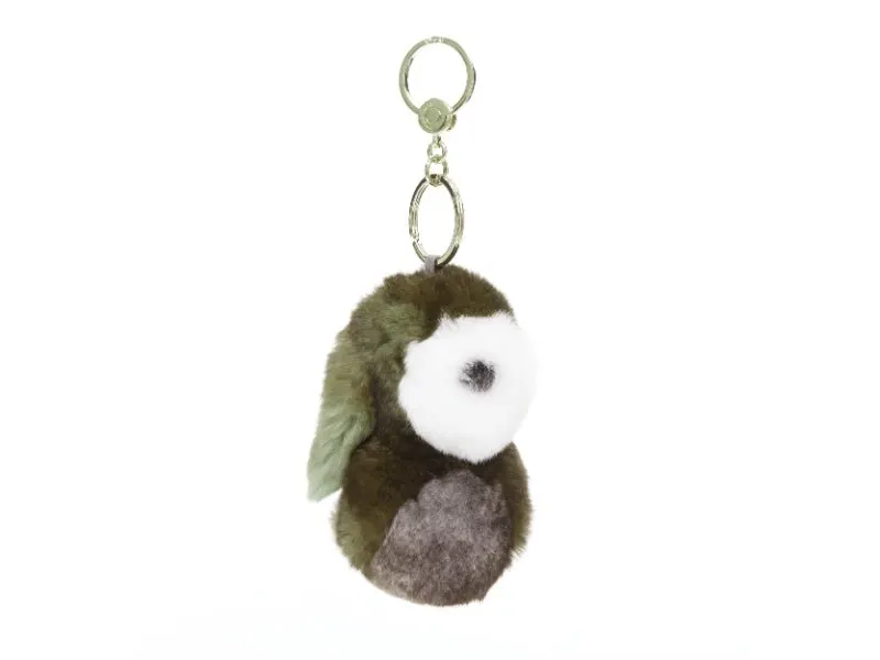 Loro Piana Brown Fur Bag charms Brown Fur Very good - Front View