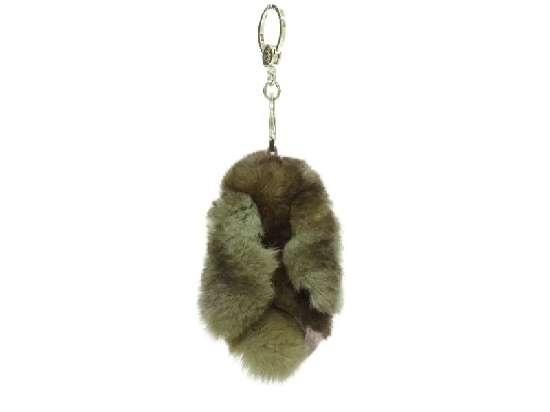 Loro Piana Brown Fur Bag charms Brown Fur Very good - Model View