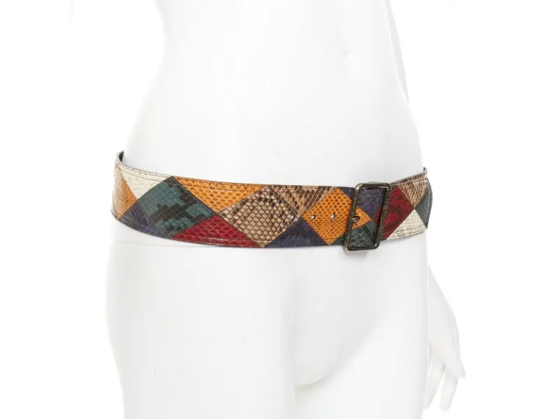 Saint Laurent MultiColor Leather Belt MultiColor Leather Very good - Inside View