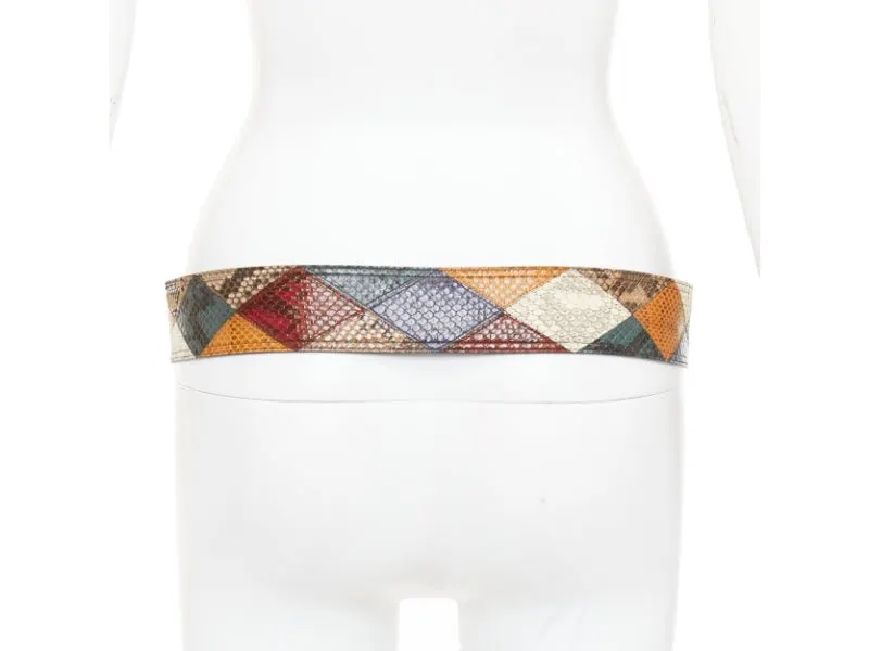 Saint Laurent MultiColor Leather Belt MultiColor Leather Very good - Box View