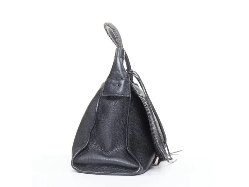 Tod's Double T D Bag Black Leather Good - Model View