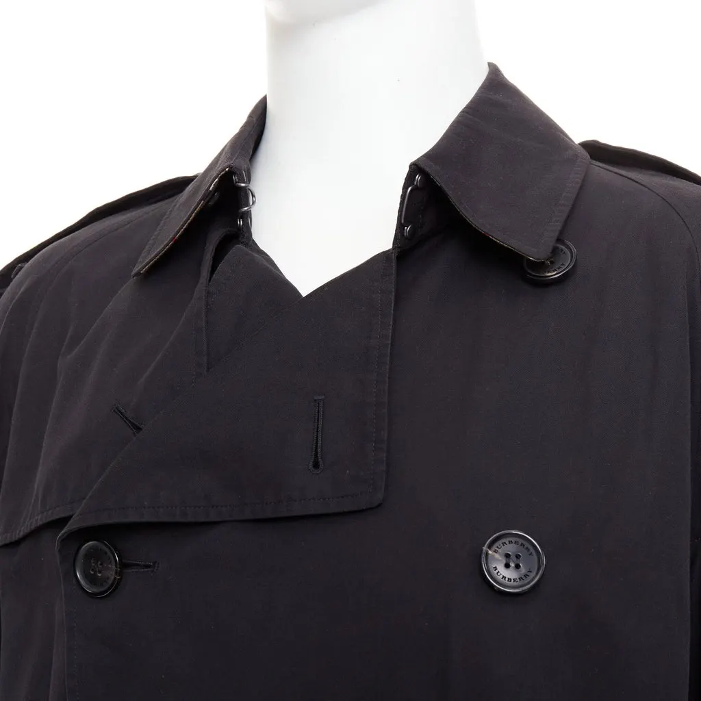 Burberry The Westminster Black Cotton Good - Back View