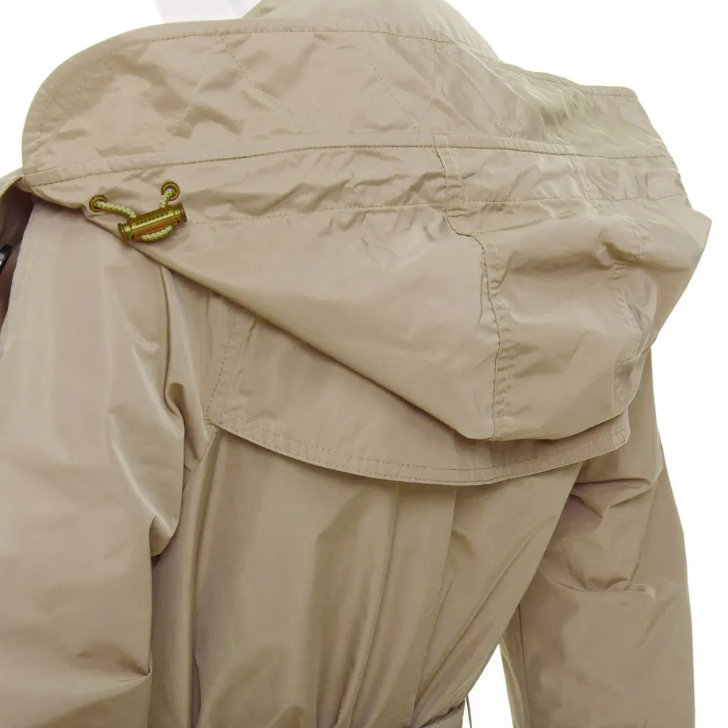 Burberry Beige Polyester Coat Beige Polyester Very good - Back View