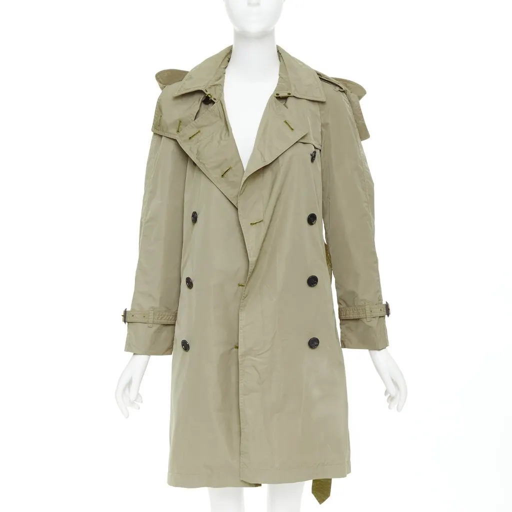 Burberry Beige Polyester Coat Beige Polyester Very good - Inside View