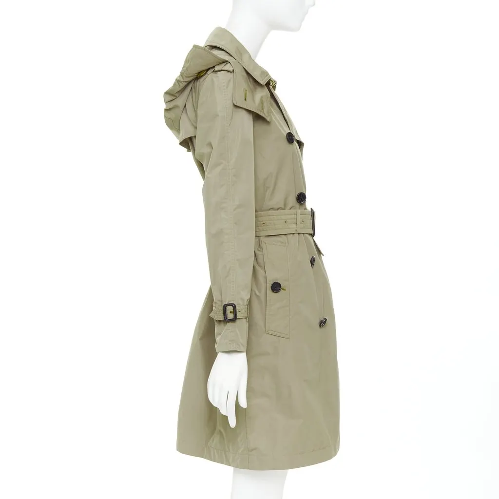 Burberry Beige Polyester Coat Beige Polyester Very good - Box View