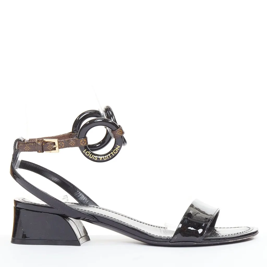 Louis Vuitton Vedette Black Leather Fair - Front View