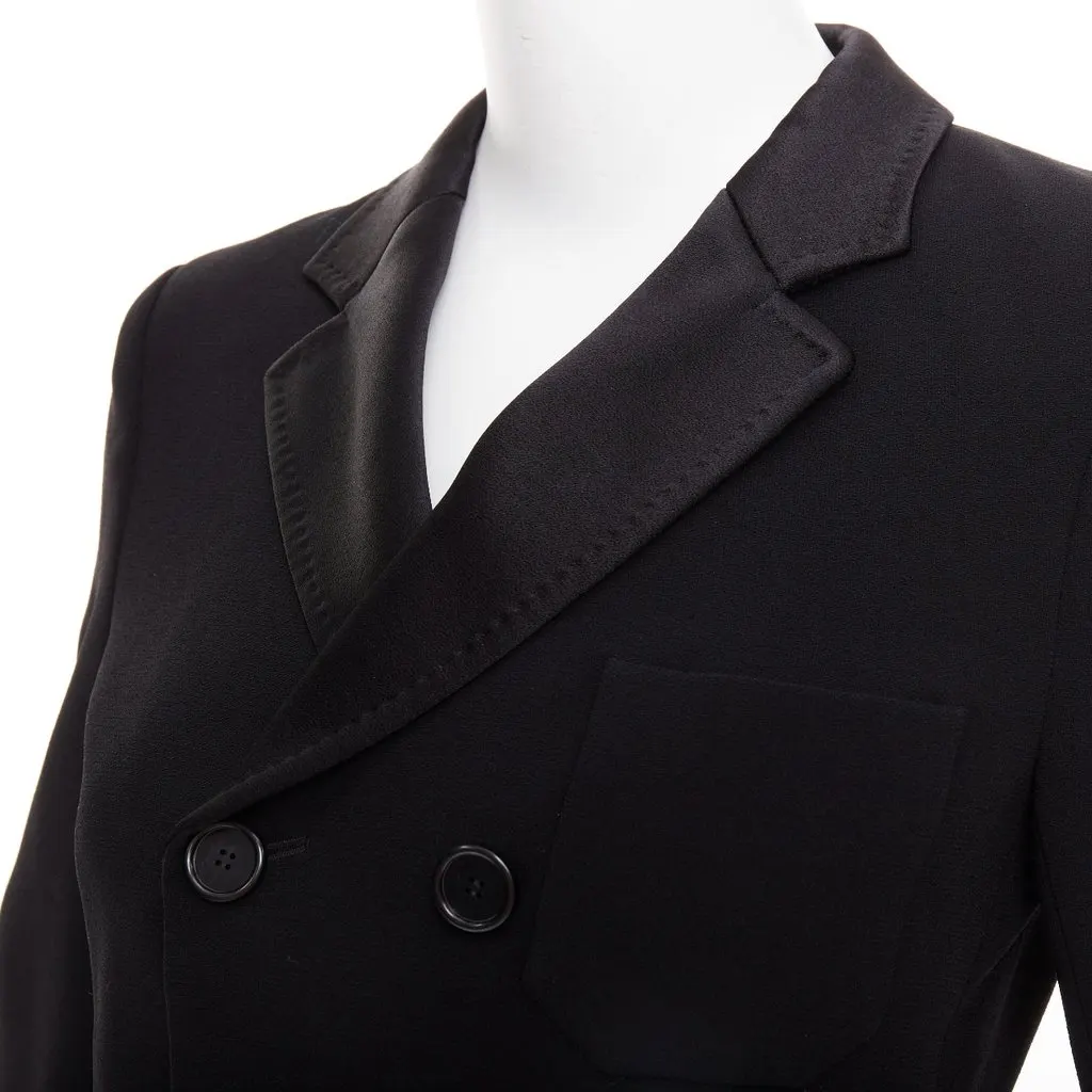 Balenciaga Black Jacket Black Very good - Back View