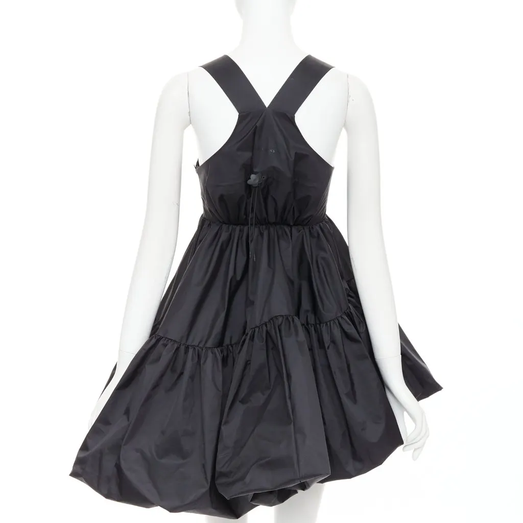 CecIlie Bahnsen SHARA MOUNTAIN DRESS Black Polyamide Never worn, with tag - Box View