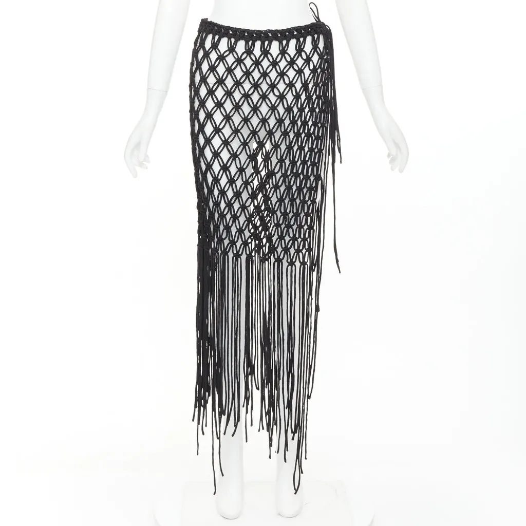 Dries Van Noten Black Skirt Black Never worn - Front View