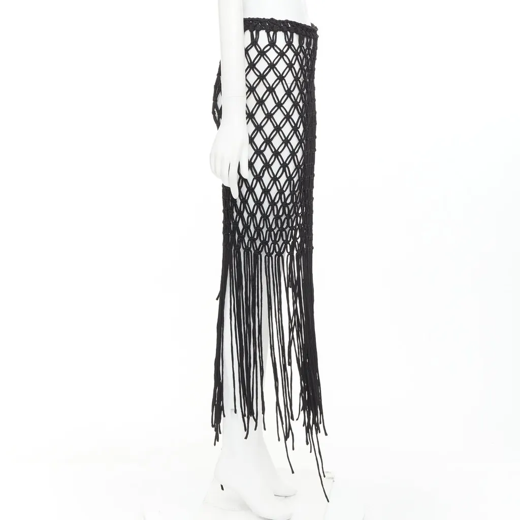 Dries Van Noten Black Skirt Black Never worn - Model View