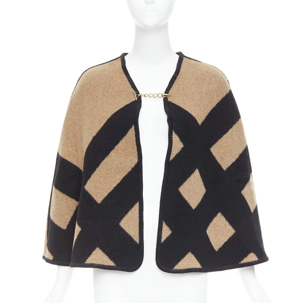 Burberry Beige Wool Jacket Beige Wool Very good - Front View