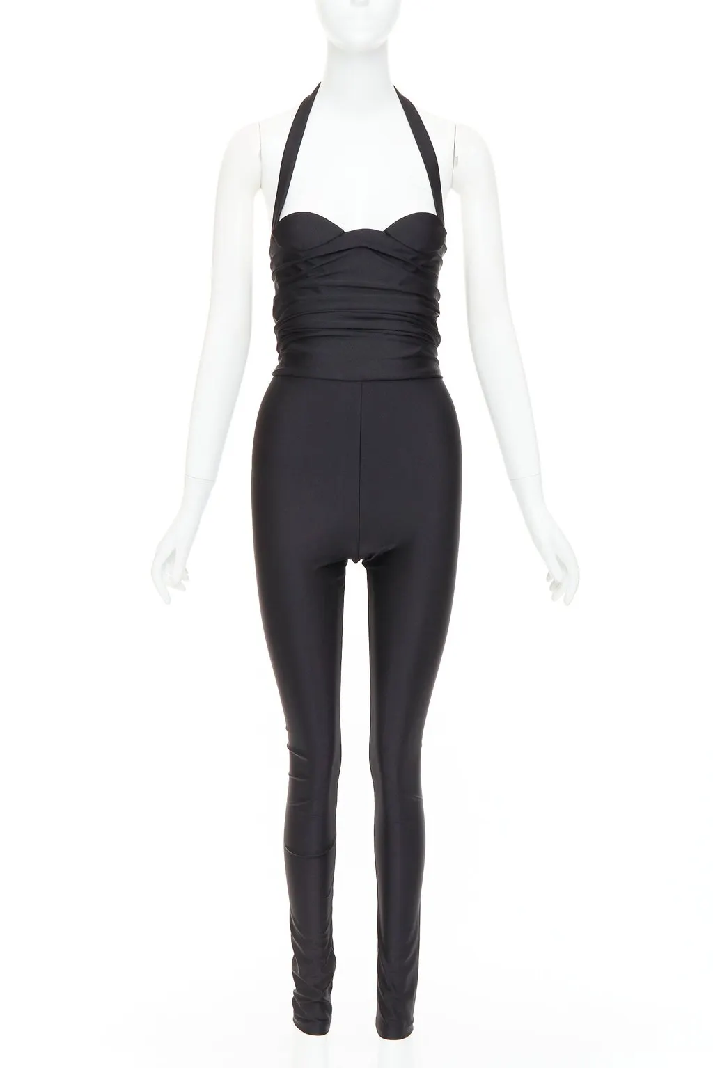 Saint Laurent Black Polyamide Jumpsuit Black Polyamide Never worn, with tag - Front View