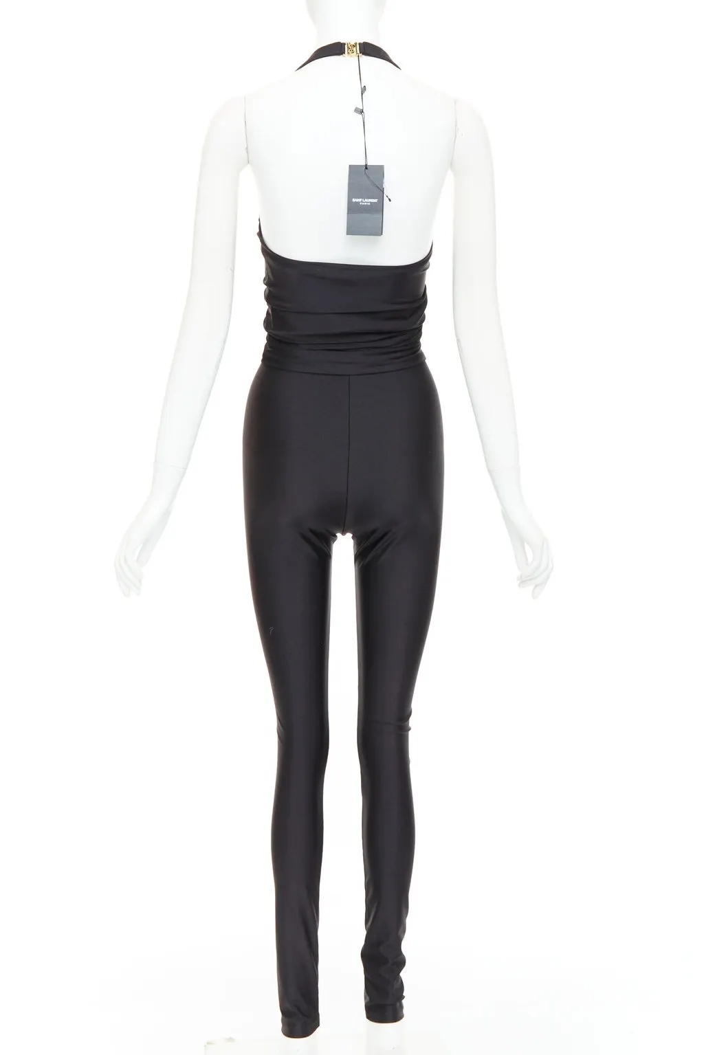 Saint Laurent Black Polyamide Jumpsuit Black Polyamide Never worn, with tag - Box View