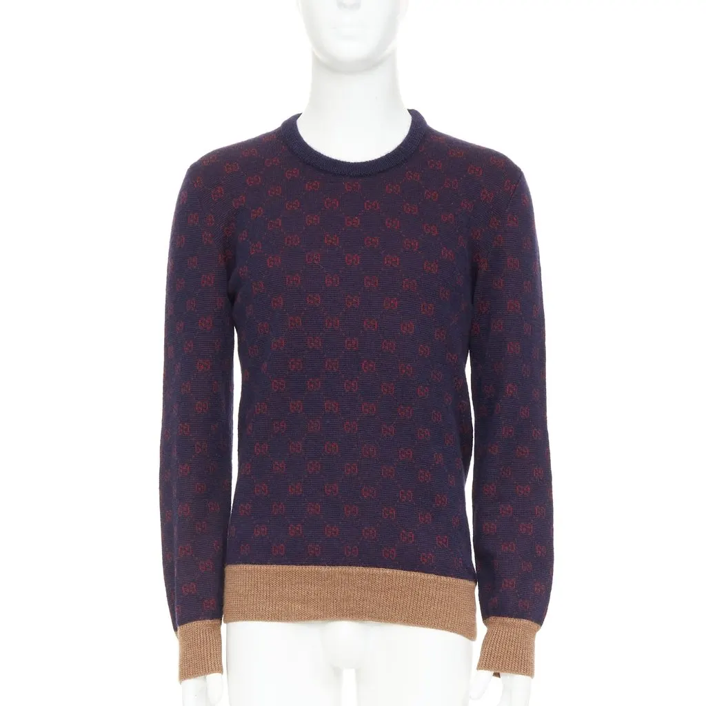 Gucci Purple Wool Knitwear Purple Wool Very good - Front View