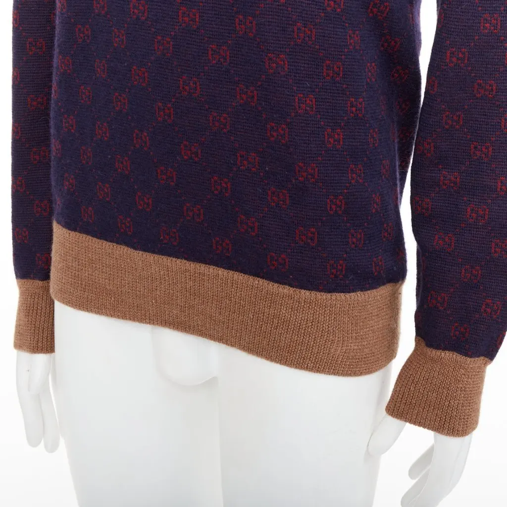 Gucci Purple Wool Knitwear Purple Wool Very good - Back View