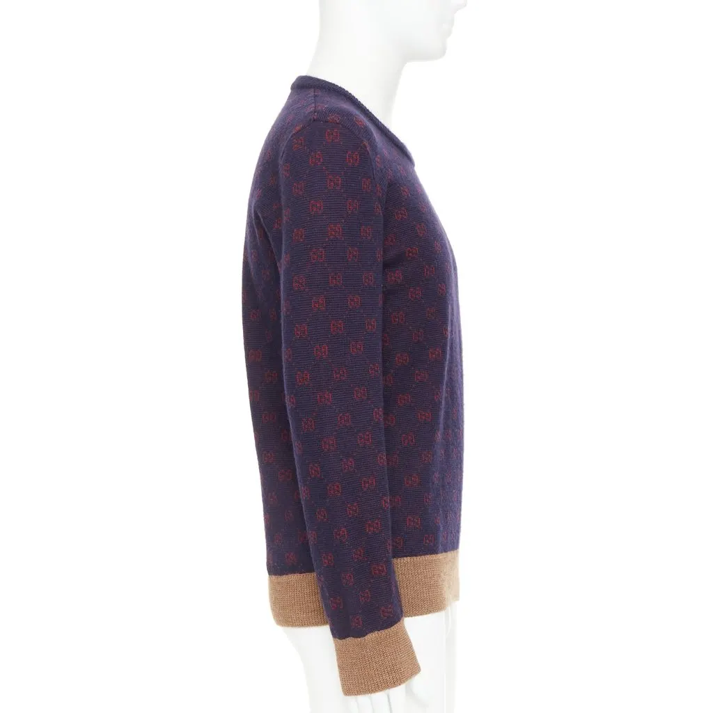 Gucci Purple Wool Knitwear Purple Wool Very good - Model View