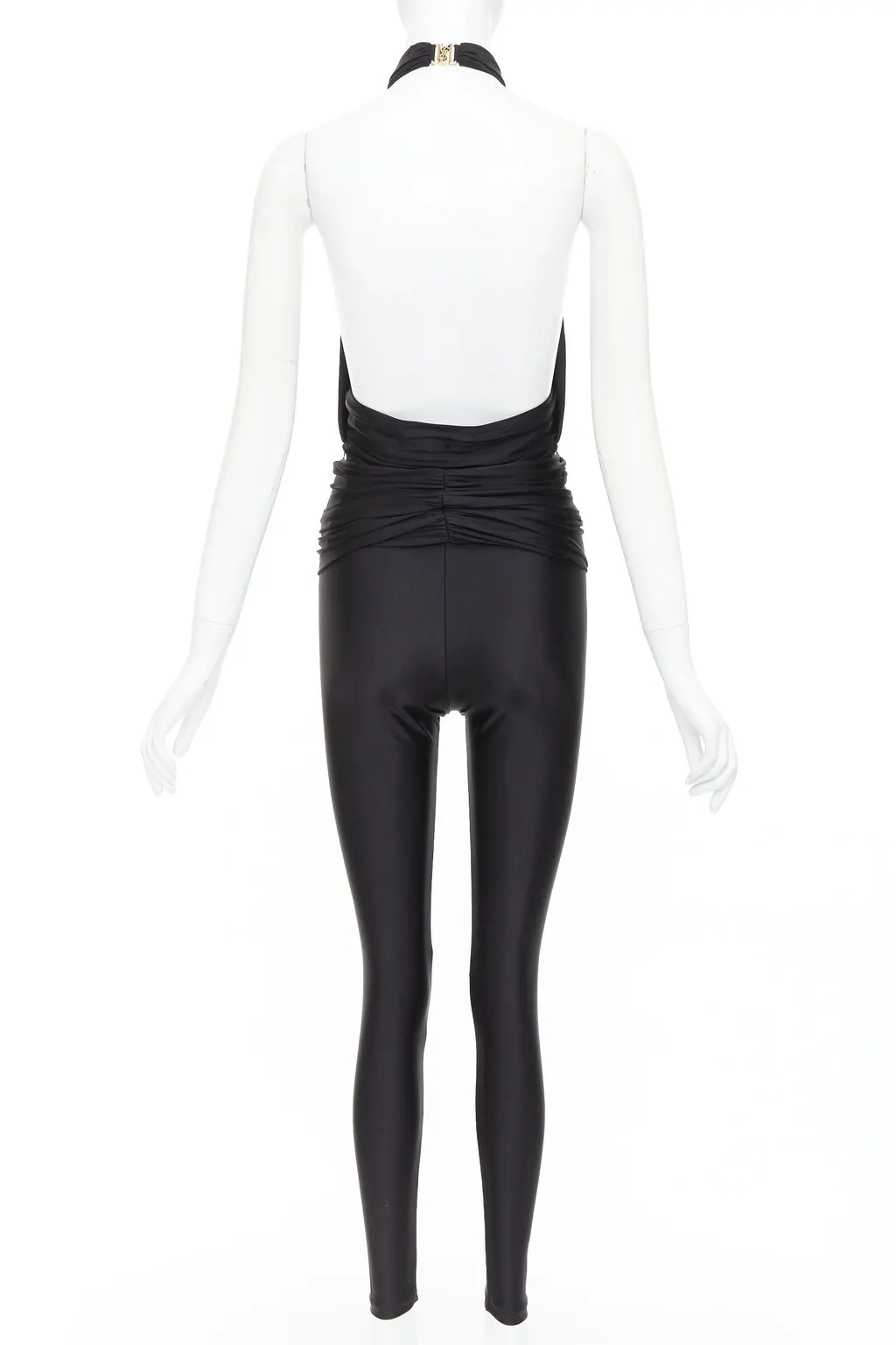 Saint Laurent Black Polyamide Jumpsuit Black Polyamide Never worn, with tag - Box View