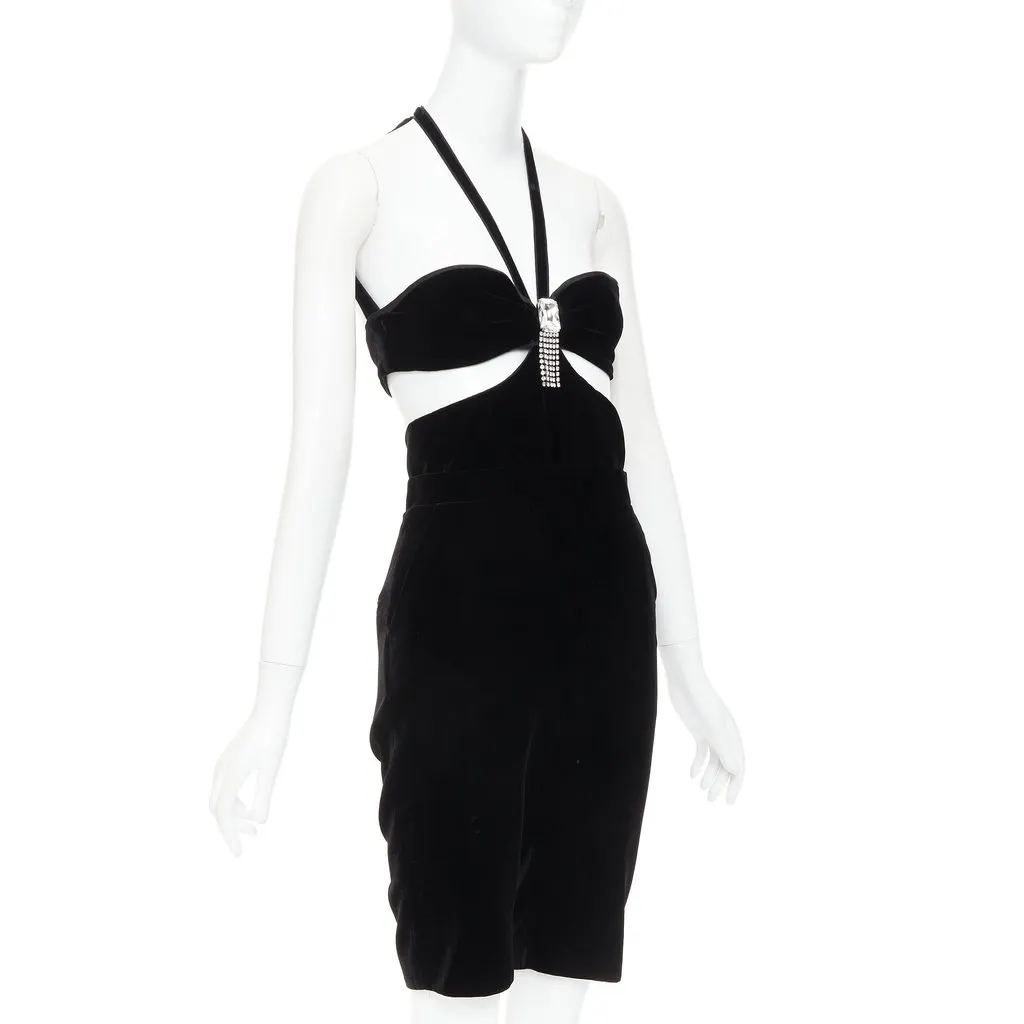 Saint Laurent Black Viscose Jumpsuit Black Viscose Never worn, with tag - Inside View
