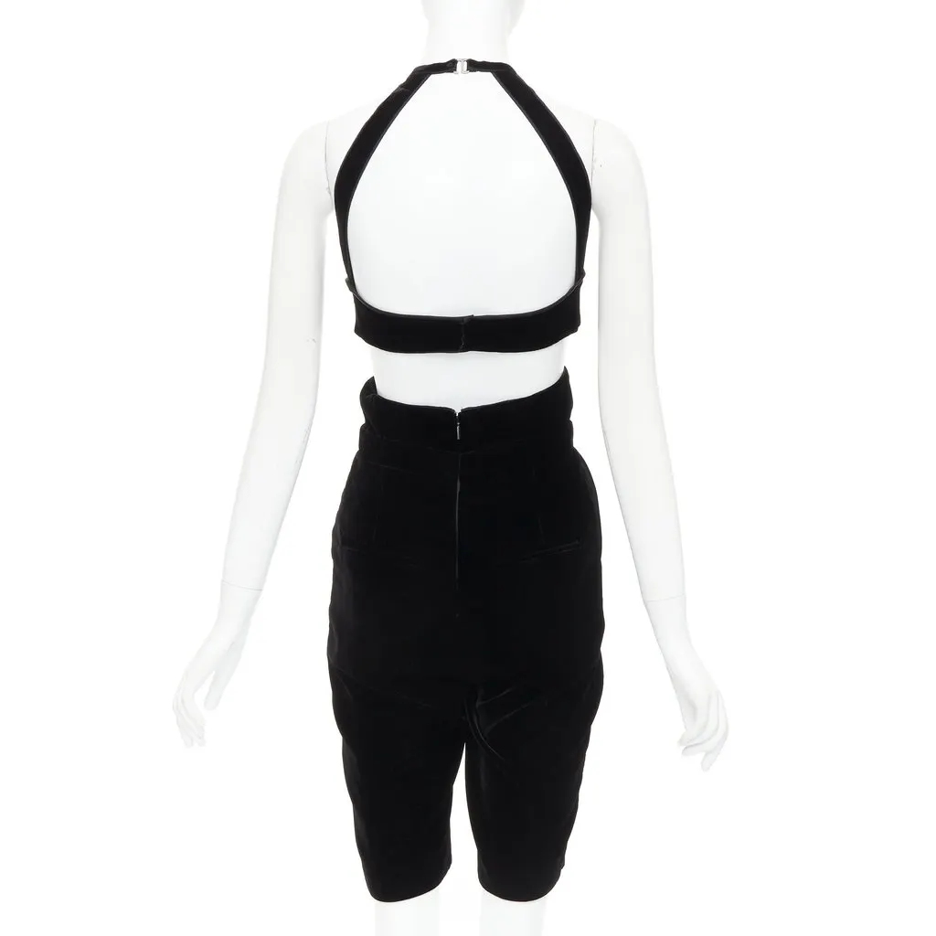 Saint Laurent Black Viscose Jumpsuit Black Viscose Never worn, with tag - Box View