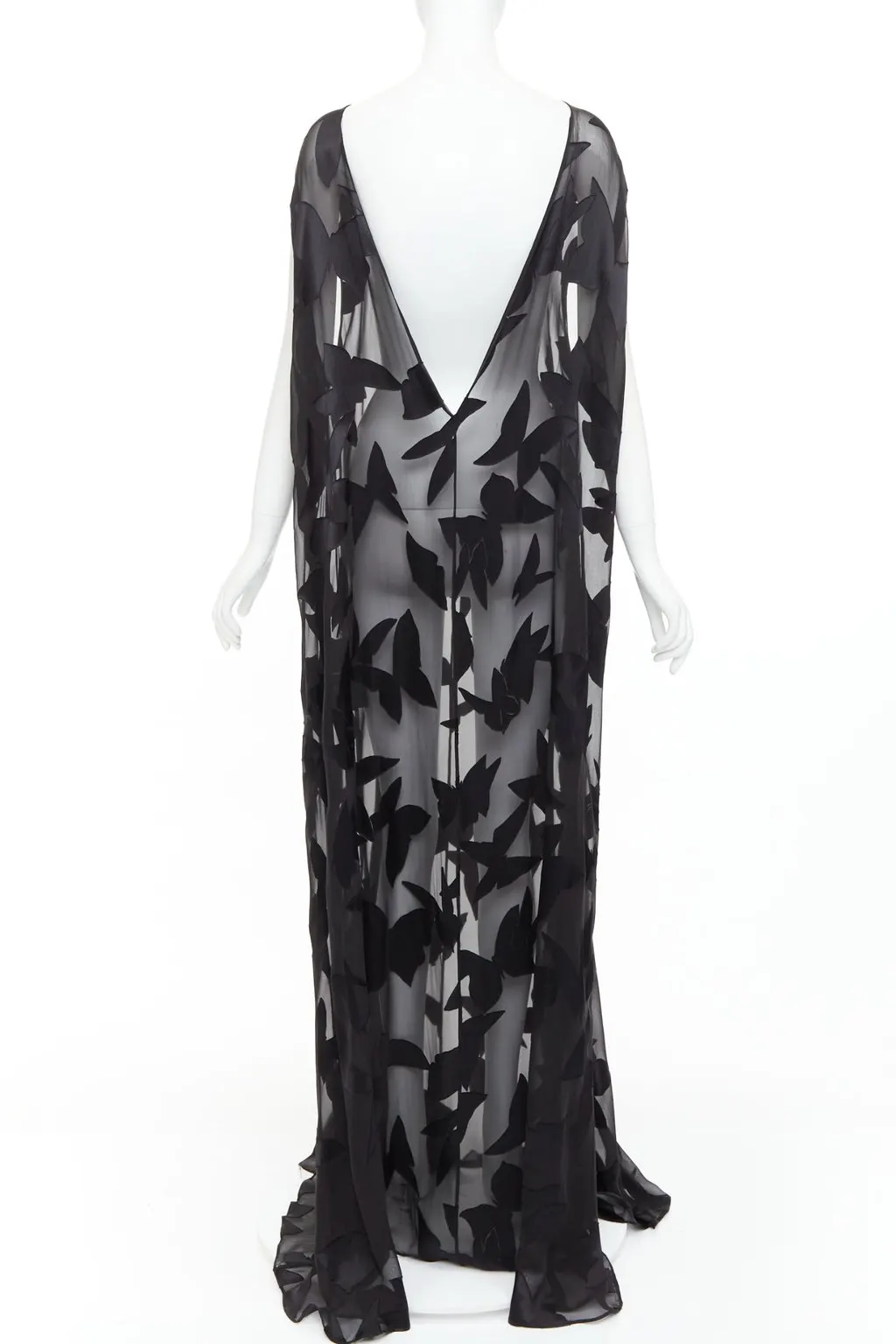 Saint Laurent Black Viscose Dress Black Viscose Never worn, with tag - Box View